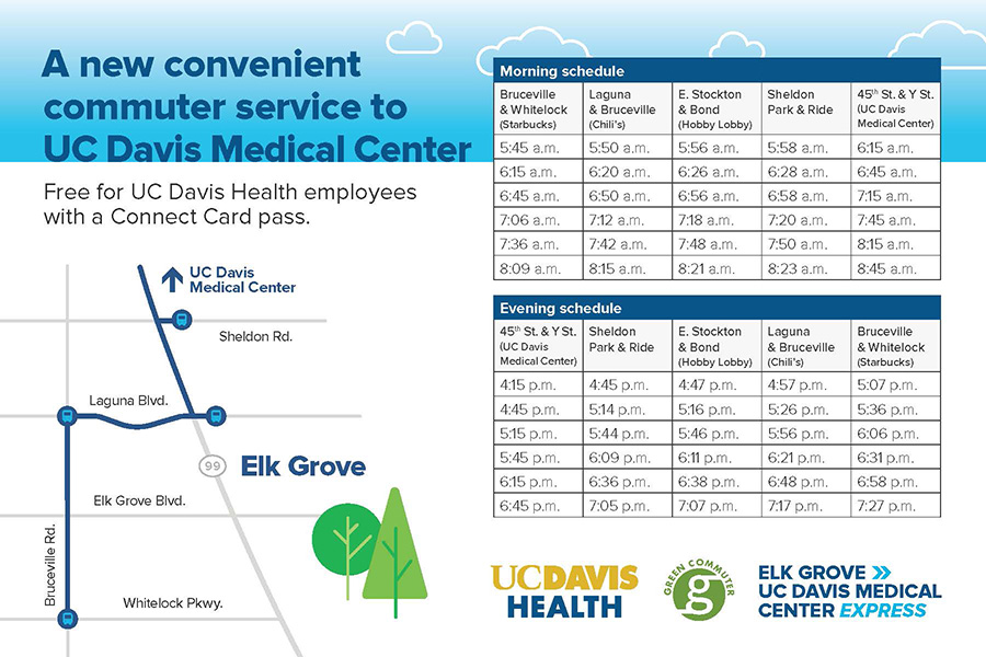 Elk Grove / UC Davis Medical Center Express schedule