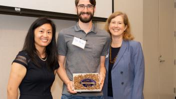 Tyler Barzee, graduate student sustainability champion award