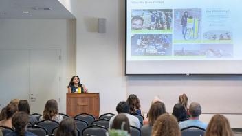 Image of Liz Guzman, co-chair of UC Davis' The Green Initiative Fund.