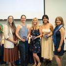 Sustainability Summit Award winners pose with UC Davis Sustainability staff